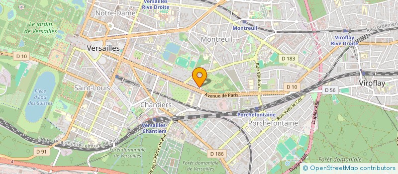 localisation de l'entreprise SOC VERSAILLAISE PARTICIPAT ET INVESTIS à VERSAILLES
