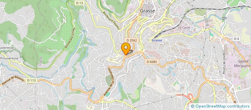 localisation de l'entreprise SOC VERTEX à GRASSE