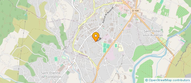 localisation de l'entreprise SOC VICH  AUBENAS