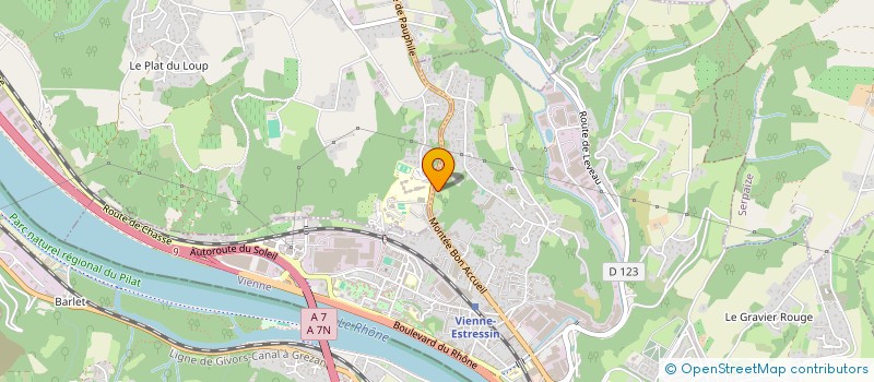 localisation de l'entreprise SOC VIENNOISE REALIS MECANIQUE  VIENNE