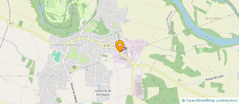 localisation de l'entreprise SOC VILLETOISE TRAVAUX ET D AMENAGEMENTS  VILLETTE-D'ANTHON