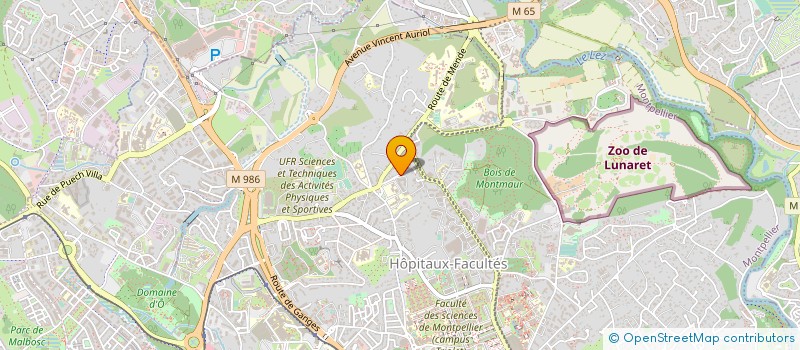 localisation de l'entreprise SOC VINI-AGRIC INDUS FRANCE AMERI LATINE à MONTPELLIER