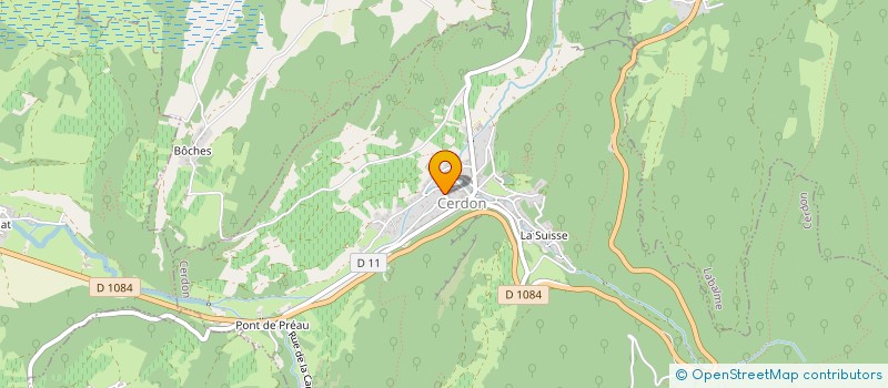 localisation de l'entreprise SOC VINICOLE EXPLOITATION ETS PELLIN à CERDON