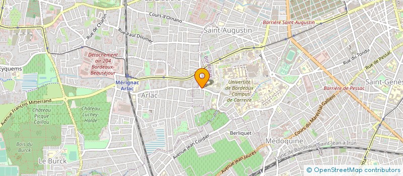localisation de l'entreprise SOC VIOLETTE TOURET ET FILS SARL à BORDEAUX