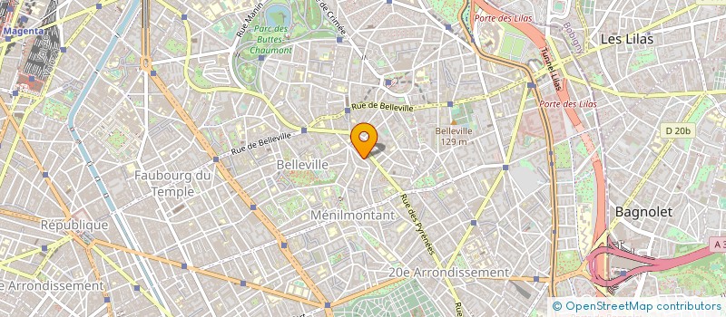 localisation de l'entreprise SOC VITAUTO à PARIS
