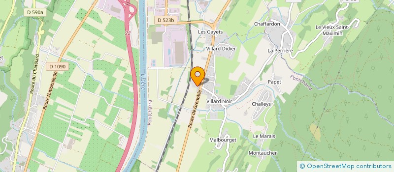 localisation de l'entreprise SOC VITICOLE DU MONT GRANIER à CHAPAREILLAN