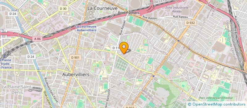 localisation de l'entreprise SOC VITO DEC CONSTRUCT DECOR  AUBERVILLIERS