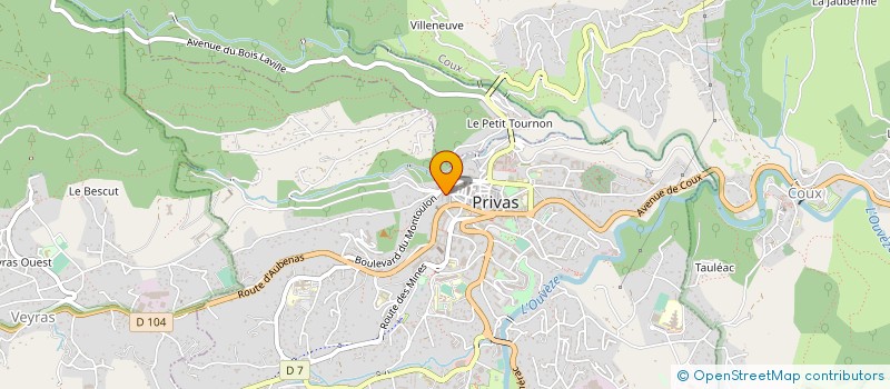 localisation de l'entreprise SOC VIVAROISE DES BEAUX ARTS  PRIVAS