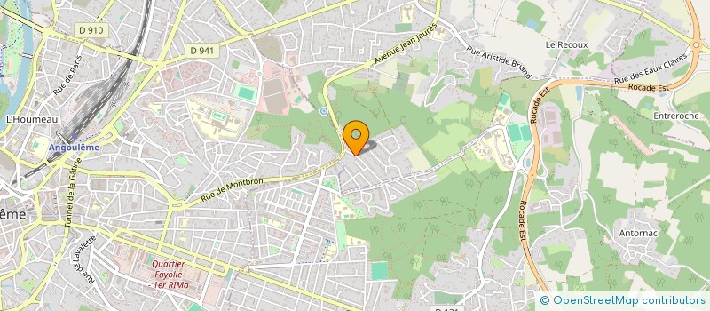 localisation de l'entreprise SOC VOLON 1870-1871 1914-1918 1939-1945 RES TOE AFN-8EME CHAR POIT PER  L'ISLE-D'ESPAGNAC