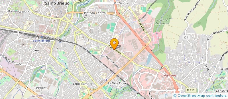 localisation de l'entreprise SOC VOYAGES LOISIRS BRETONS  SAINT-BRIEUC