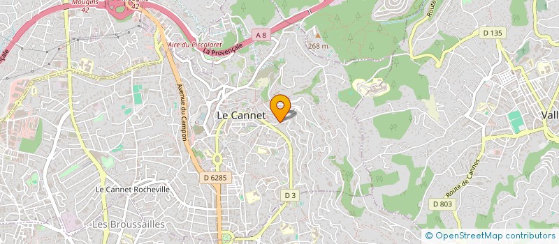 localisation de l'entreprise SOC WELCOME SERVICE PLUS à LE CANNET