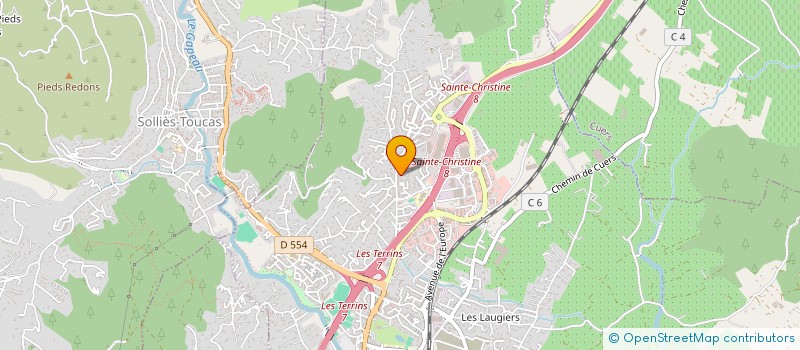 localisation de l'entreprise SOCA à SOLLIES-PONT