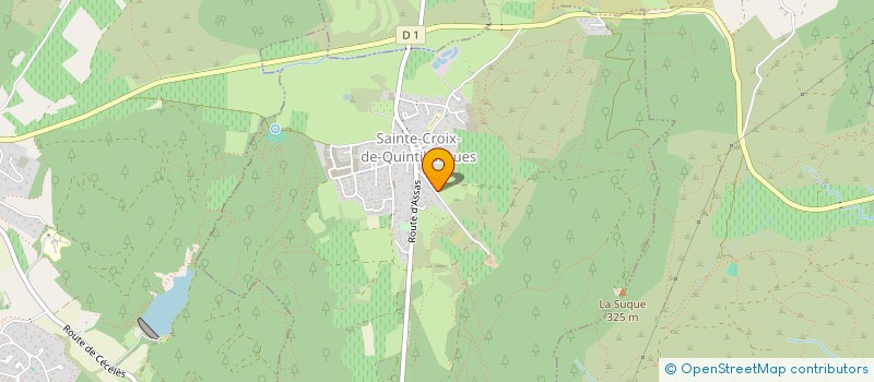 localisation de l'entreprise SOCA CRUZ  SAINTE-CROIX-DE-QUINTILLARGUES