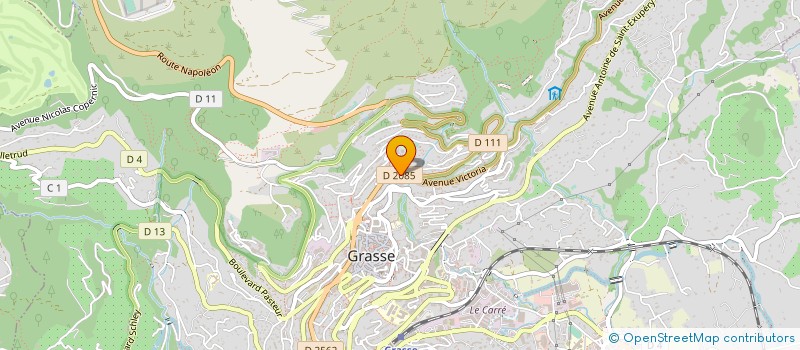 localisation de l'entreprise SOCA GRASSE  GRASSE