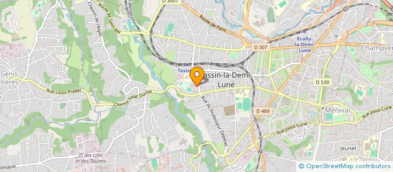 localisation de l'entreprise SOCA INGENIERIE à TASSIN-LA-DEMI-LUNE