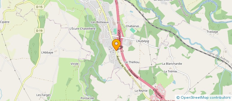 localisation de l'entreprise SOCA-LUX  PIERRE-BUFFIERE