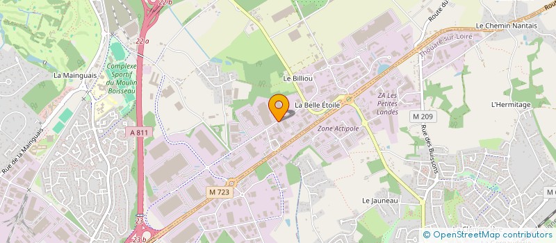 localisation de l'entreprise SOCA SELLIERS  CARQUEFOU