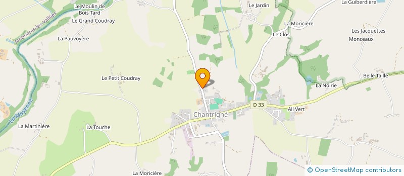 localisation de l'entreprise SOCAB DISTRIBUTION à CHANTRIGNE