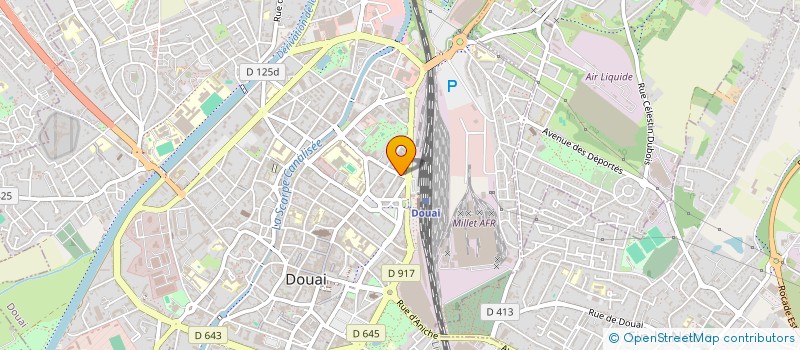 localisation de l'entreprise SOCABER à DOUAI