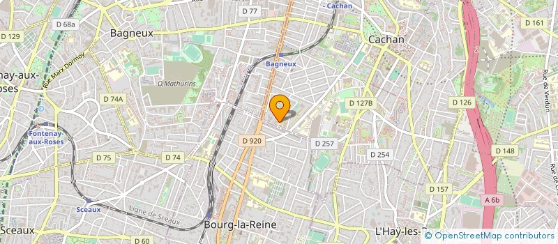 localisation de l'entreprise SOCACHAL à CACHAN