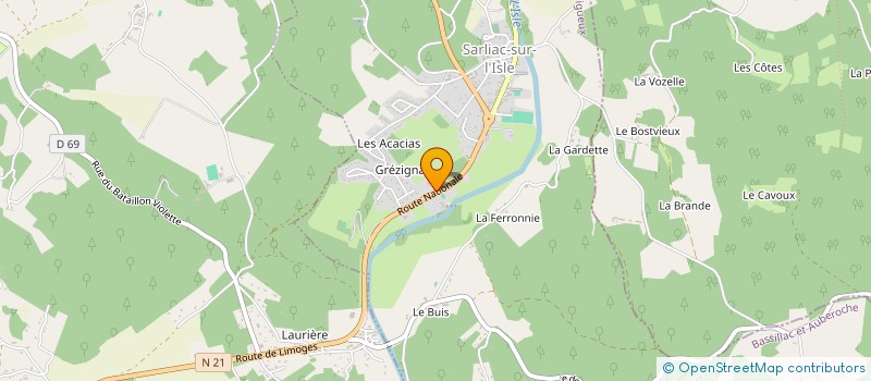 localisation de l'entreprise SOCADIE à SORGES-ET-LIGUEUX-EN-PERIGORD