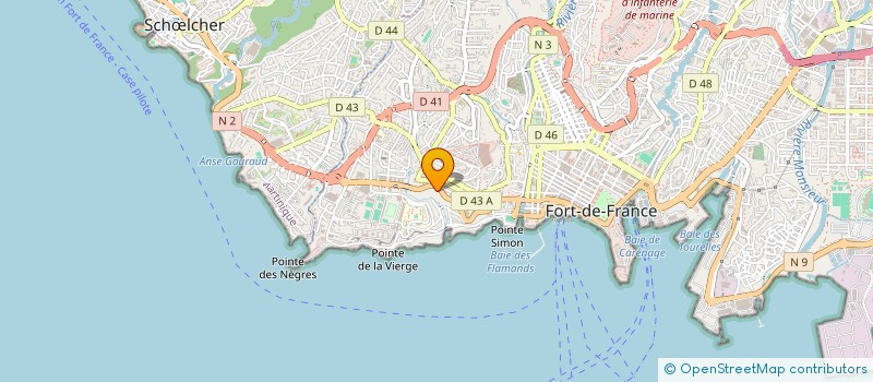 localisation de l'entreprise SOCADIM à FORT-DE-FRANCE