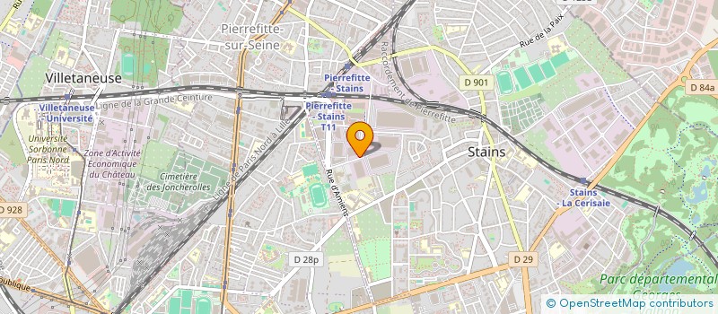 localisation de l'entreprise SOCAFE à STAINS