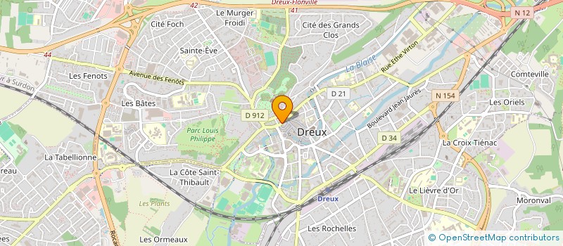 localisation de l'entreprise SOCAFET à DREUX
