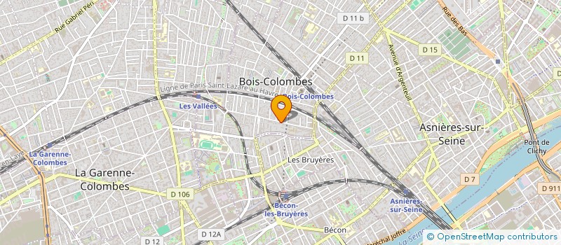 localisation de l'entreprise SOCAFI à BOIS-COLOMBES