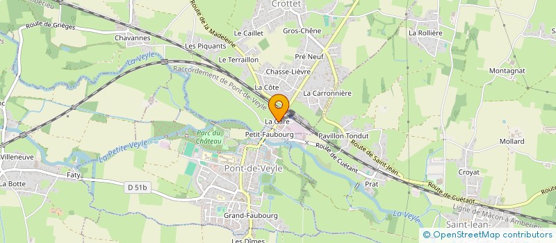 localisation de l'entreprise SOCAFL HOLDING à PONT-DE-VEYLE