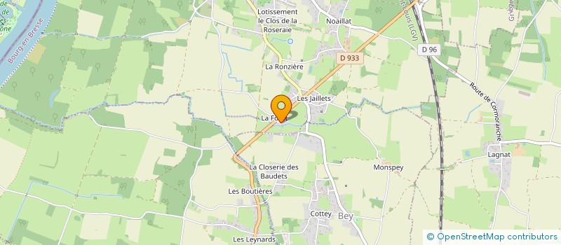 localisation de l'entreprise SOCAFL IMMOBILIER  PONT-DE-VEYLE