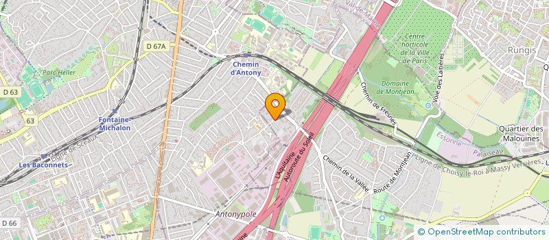 localisation de l'entreprise SOCAFRA à WISSOUS