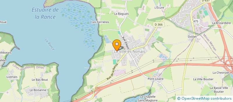 localisation de l'entreprise SOCAGAB  LA VILLE-ES-NONAIS