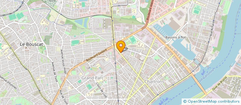 localisation de l'entreprise SOCAGEC - SOCIETE D'AUDIT DE GESTION ET D'EXPERTISE COMPTABLE à BORDEAUX