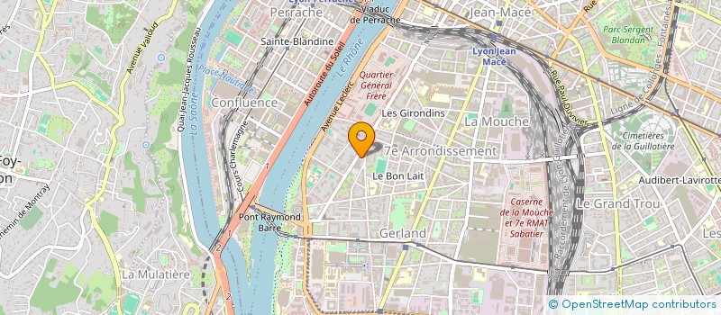 localisation de l'entreprise SOCAGEST  OULLINS-PIERRE-BENITE