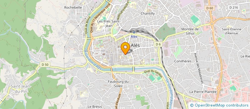 localisation de l'entreprise SOCAGIM  ALES