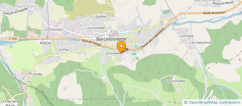 localisation de l'entreprise SOCAIRMAN à BARCELONNETTE