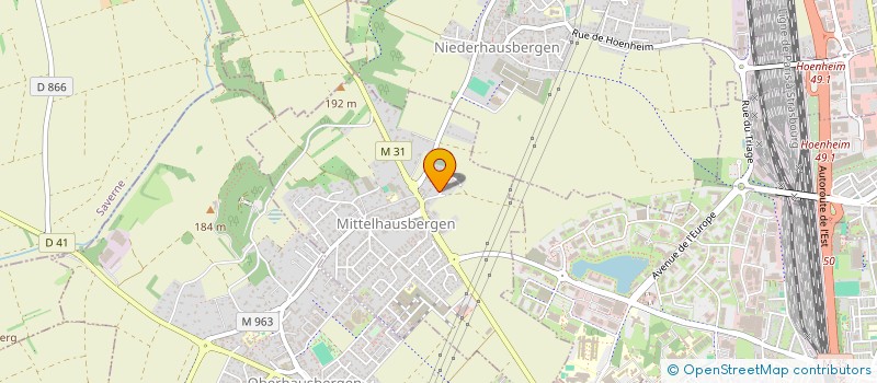 localisation de l'entreprise SOCAJOH  MITTELHAUSBERGEN