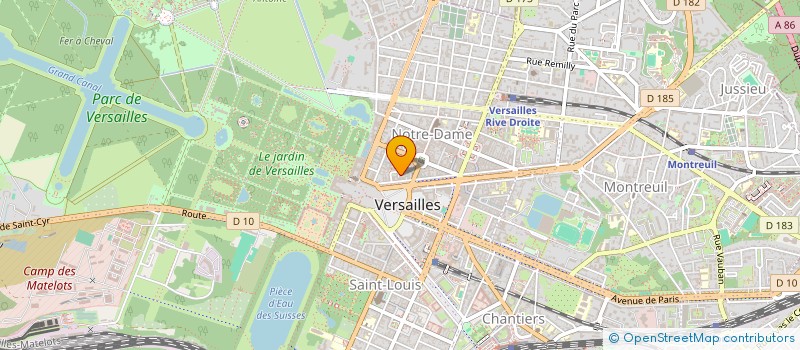localisation de l'entreprise SOCALB18 à VERSAILLES