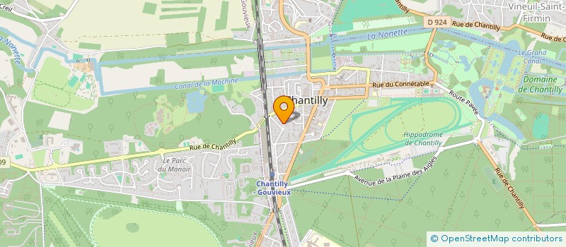 localisation de l'entreprise SOCALEX  CHANTILLY