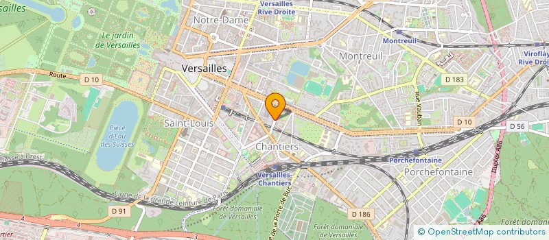 localisation de l'entreprise SOCALIE à VERSAILLES