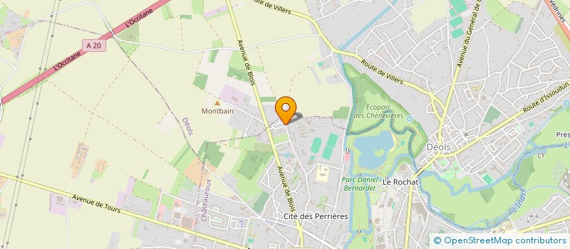 localisation de l'entreprise SOCALIENTE SOPHIA  CHATEAUROUX