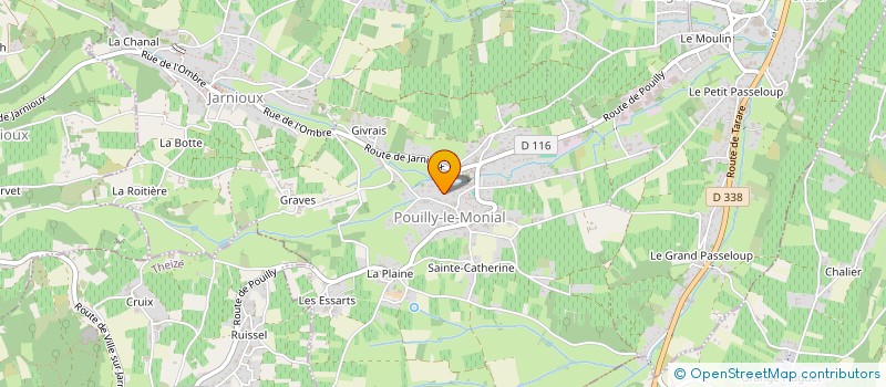 localisation de l'entreprise SOCALIMMO à PORTE-DES-PIERRES-DOREES