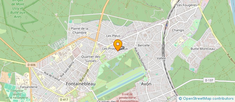 localisation de l'entreprise SOCALLY  FONTAINEBLEAU