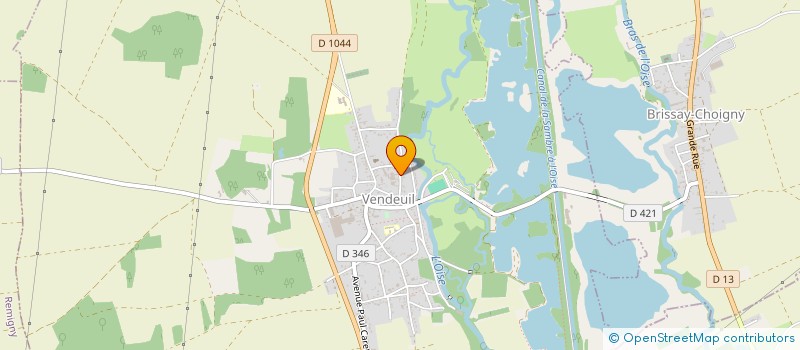 localisation de l'entreprise SOCALUC  VENDEUIL