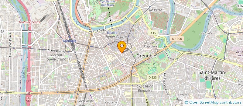 localisation de l'entreprise SOCAM à GRENOBLE