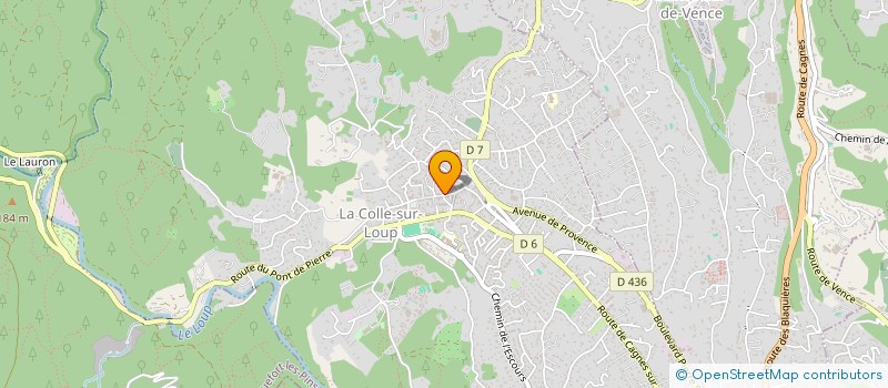 localisation de l'entreprise SOCAM  LA COLLE-SUR-LOUP