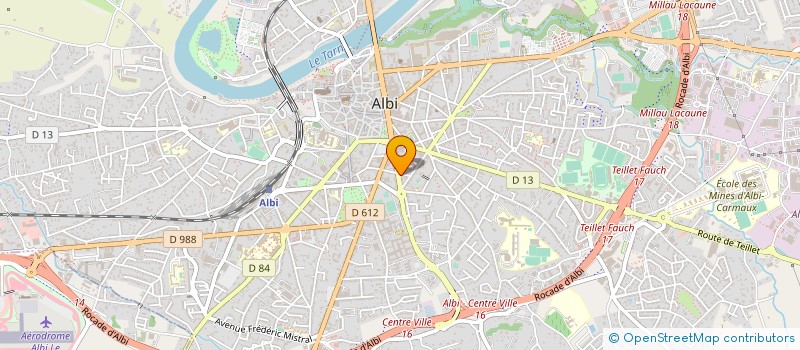localisation de l'entreprise SOCAM PROMOTION  ALBI
