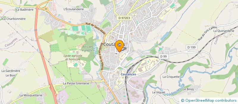 localisation de l'entreprise SOCAMA 50 à COUTANCES