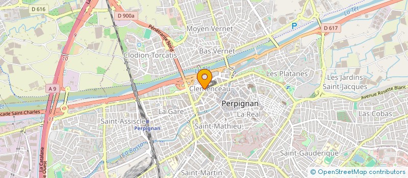 localisation de l'entreprise SOCAMA DU SUD  PERPIGNAN